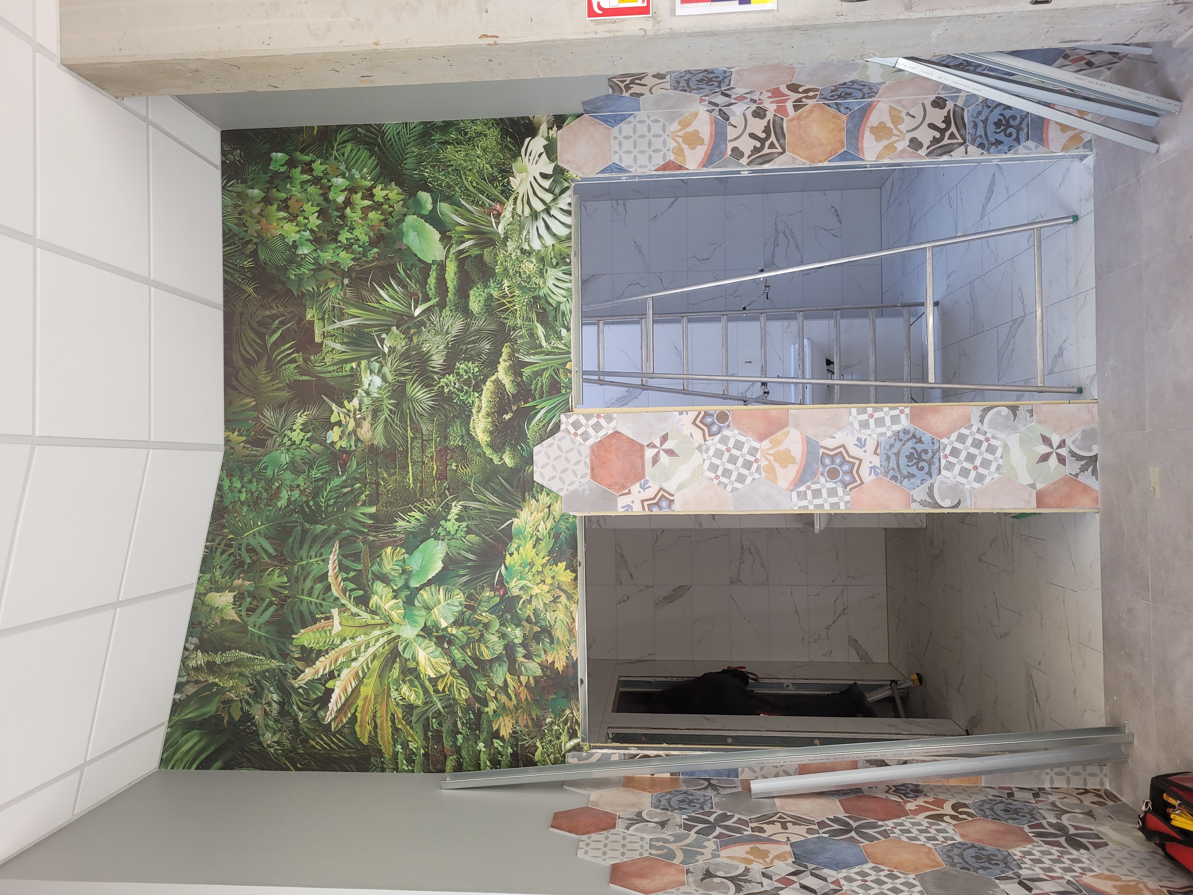 Salle de bain rafraîchie