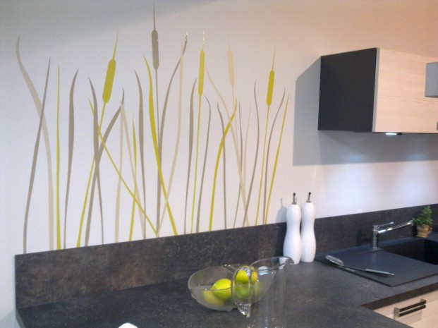 Mur d'accent décoratif